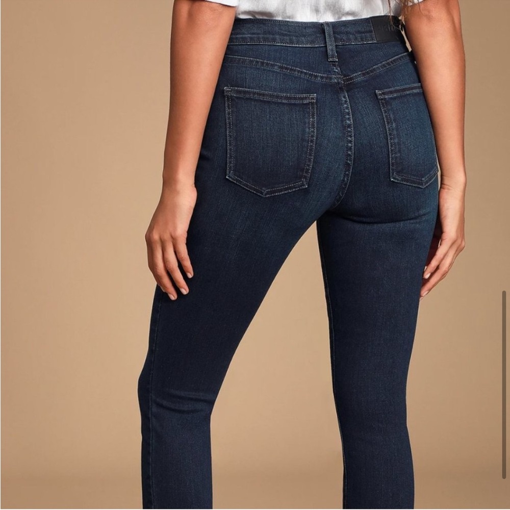 pistola aline high rise dark wash skinny jeans size 24
